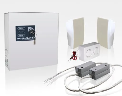 Alarmsystem vorkonf. inkl. Quad BW 2x MK VdS und Innensirene 7ML / integ. Schlüsselschalter / Statusanzeige