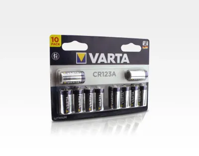 Professional Lithium Batterie 3V, CR123A 10er-Blister — Bild 2