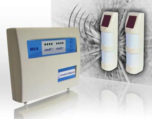 Funkempfänger für Doppelbewegungsmelder 433MHz / Ausgänge für Sabotage, Low Bat, Alarm1/2