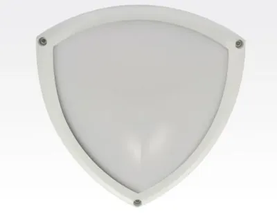 10W LED Wand/Deckenleuchte weiß dreieckig Tageslicht Weiß / 6000-6500K 450lm 230VAC IP65 120Grad