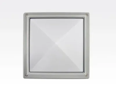 5W LED Wand/Deckenleuchte grau quadratische Pyramide TageslichtW / 6000-6500K 450lm 230VAC IP65 120Grad — Bild 4