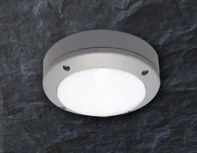3W LED Wand/Deckenleuchte grau rund Tageslicht Weiß / 6000-6500K 135lm 230VAC IP54 120Grad — Bild 5