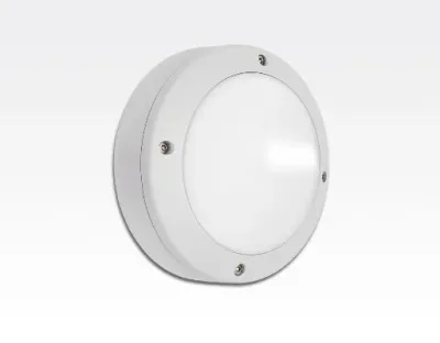 3W LED Wand/Deckenleuchte weiss rund Tageslicht Weiß / 6000-6500K 450lm 230VAC IP54 120Grad — Bild 3