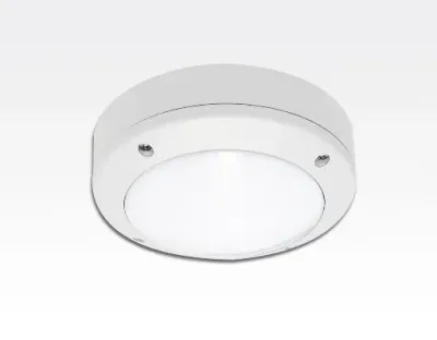 3W LED Wand/Deckenleuchte weiss rund Tageslicht Weiß / 6000-6500K 450lm 230VAC IP54 120Grad