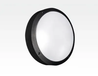 10W LED WandDeckenleuchte anthrazit rund Tageslicht Weiß / 6000-6500K 450lm 230VAC IP54 120Grad — Bild 5