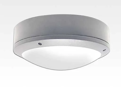 20W LED Wand/Deckenleuchte grau rund Tageslicht Weiß / 6000-6500K 900lm 230VAC IP65 120Grad