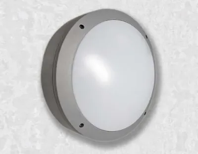 20W LED Wand/Deckenleuchte grau rund Tageslicht Weiß / 6000-6500K 900lm 230VAC IP65 120Grad — Bild 3