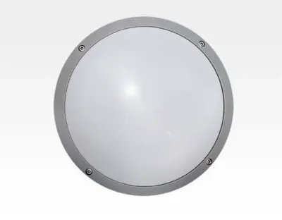 20W LED Wand/Deckenleuchte grau rund Tageslicht Weiß / 6000-6500K 900lm 230VAC IP54 120Grad — Bild 5