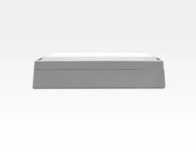 5W LED Wand/Deckenleuchte grau rechteckig Warm Weiß  / 2700-3200K 225lm 230VAC IP54 120Grad — Bild 4