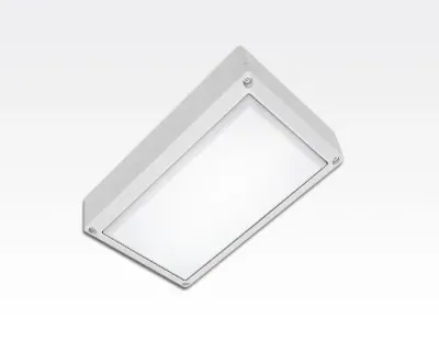 5W LED Wand/Deckenleuchte weiß rechteckig Tageslicht weiß / 6000-6500K 225lm 230VAC IP54 120Grad — Bild 3