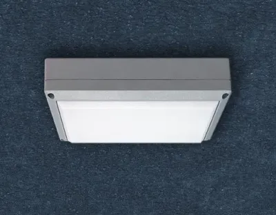 9W LED Wand/Deckenleuchte grau rechteckig Tageslicht Weiß / 6000-6500K 405lm 230VAC IP54 120Grad — Bild 2