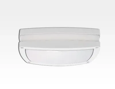 10W LED Wand/Deckenleuchte weiss rechteckig Tageslicht Weiß / 6000-6500K 450lm 230VAC IP54 120Grad — Bild 1
