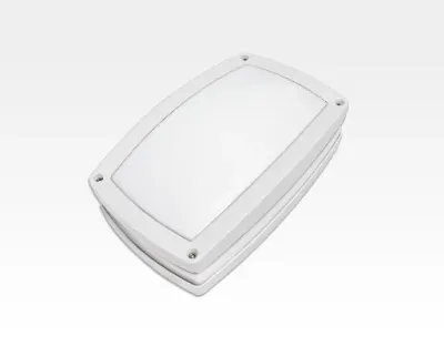 10W LED Wand/Deckenleuchte weiss rechteckig Tageslicht Weiß / 6000-6500K 450lm 230VAC IP54 120Grad — Bild 3