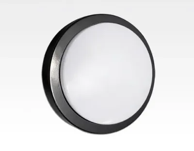 10W LED Wand/Deckenleuchte anthrazit rund Tageslicht Weiß / 6000-6500K 450lm 230VAC IP65 120Grad — Bild 3