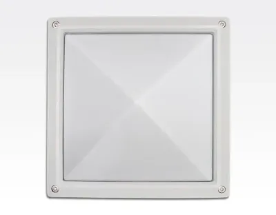 13W LED Wand/Deckenleuchte weiß quadr. pyramide Tageslicht Weiß / 6000-6500K 560lm 230VAC IP54 120Grad — Bild 5