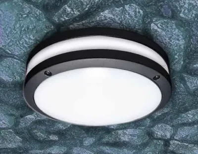 20W LED Wand/Deckenleuchte anthrazit rund Tageslicht Weiß / 6000-6500K 900lm 230VAC IP54 120Grad — Bild 2