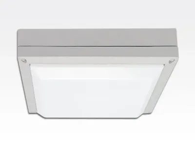 20W LED Wand/Deckenleuchte weiß quadratisch Tageslicht Weiß / 6000-6500K 900lm 230VAC IP54 120Grad -Ausstellungsstück mit kleinen Schönheitsfehler — Bild 1