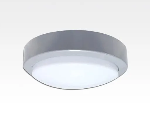 3W LED Wand/Deckenleuchte anthrazit rund Tageslicht Weiß / 6000-6500K 135lm 24VDC IP65 120Grad