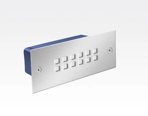 1,5W LED Boden-/Wand Einbauleuchte rechteckig Neutral Weiß / IP54 230VAC 110x45x54