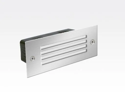 1,5W LED Boden-/Wand Einbauleuchte rechteckig Neutral Weiß / IP54 230VAC 110x45x54