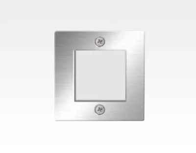 1,5W LED Boden-/Wand Einbauleuchte quadratisch Neutral Weiß / IP54 230VAC 70x70x54 — Bild 2