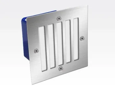 2W LED Boden-/Wand Einbauleuchte quadratisch Neutral Weiß / IP54 230VAC 105x105x78 — Bild 1