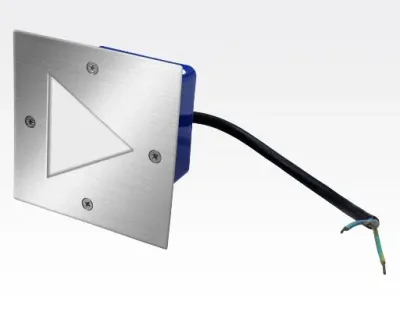 2W LED Boden-/Wand Einbauleuchte quadratisch Neutral Weiß / IP54 230VAC 105x105x78 — Bild 3