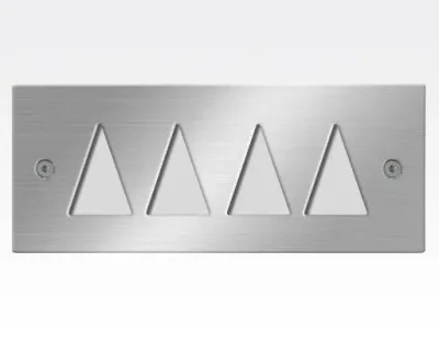 2W LED Boden-/Wand Einbauleuchte rechteckig Neutral Weiß / IP54 230VAC 170x68x82 — Bild 2