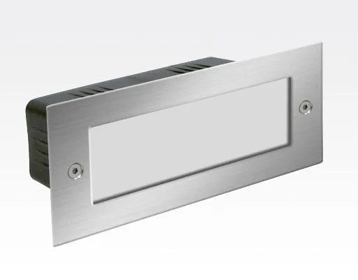 2W LED Boden-/Wand Einbauleuchte rechteckig neutral weiß / IP54 230VAC 170x68x82