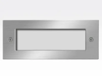 2W LED Boden-/Wand Einbauleuchte rechteckig neutral weiß / IP54 230VAC 170x68x82 — Bild 2
