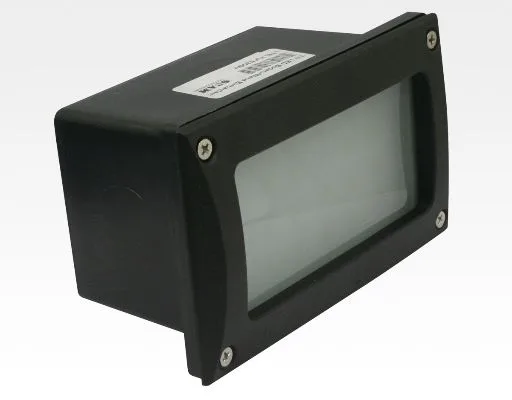 3W LED Boden-/Wand Einbauleuchte rechteckig neutral weiß / IP54 230VAC 167x107x67