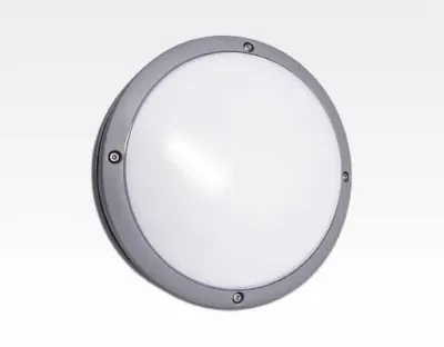 10W LED Wand/Deckenleuchte anthrazit rund Warm Weiß / 2700-3200K 450lm 230VAC IP54 120Grad — Bild 3