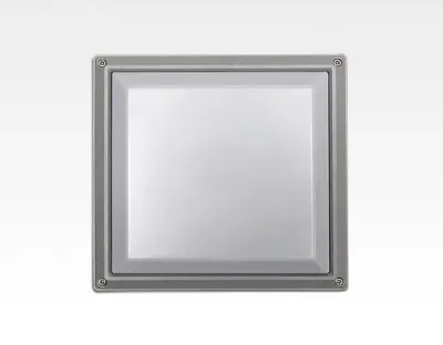 20W LED Wand/Deckenleuchte anthrazit quadr. Warm Weiß  / 2700-3200K 900lm 230VAC IP54 120Grad — Bild 3