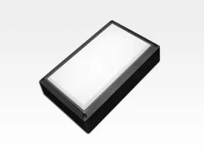 5W LED Wand/Deckenleuchte anthrazit rechteckig Warm Weiß / 2700-3200K 225lm 230VAC IP54 120Grad — Bild 3