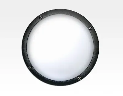 20W LED Wand/Deckenleuchte anthrazit rund Warm Weiß / 2700-3200K 900lm 230VAC IP54 120Grad — Bild 2