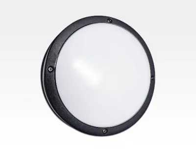 20W LED Wand/Deckenleuchte anthrazit rund Warm Weiß / 2700-3200K 900lm 230VAC IP54 120Grad -Ausstellungsstück mit kleinen Schönheitsfehler — Bild 3