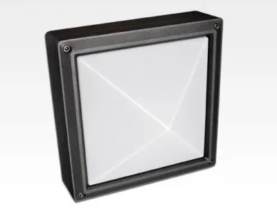 20W LED WandDeckenleuchte anthrazit quadr. pyramide Warm Weiß / 2700-3200K 900lm 230VAC IP54 120Grad -Ausstellungsstück mit kleinen Schönheitsfehler — Bild 3