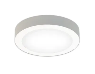 12W LED Aufbauleuchte weiß rund dimmbar Neutral Weiß / 4200-4700K 1150lm 230VAC IP40 110Grad