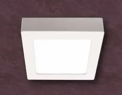 18W LED Aufbauleuchte weiß quadratisch dimmbar Neutral Weiß / 4200-4700K 1530lm 230VAC IP40 110Grad — Bild 2