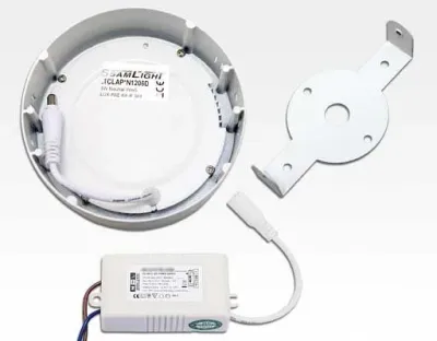 6W LED Aufbauleuchte weiß rund dimmbar Warm Weiß / 2700-3200K 450lm 230VAC IP40 110Grad — Bild 2