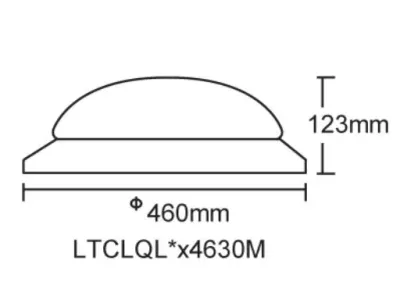 30W LED Wand/Deckenleuchte weiß rund Neutral W. Bewegungssensor / 4000-4500K 1800lm 230VAC 120Grad — Bild 11