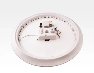 24W LED Wand/Deckenleuchte weiß rund Warm Weiß / 2800-3300K 1400lm 230VAC 120Grad -keine Originalverpackung - Schönheitsfehler — Bild 4