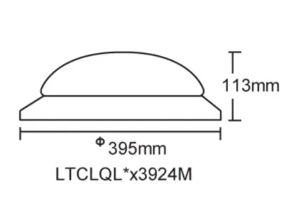 24W LED Wand/Deckenleuchte weiß rund Warm Weiß Bewegungssensor / 2800-3300K 1400lm 230VAC 120Grad — Bild 11