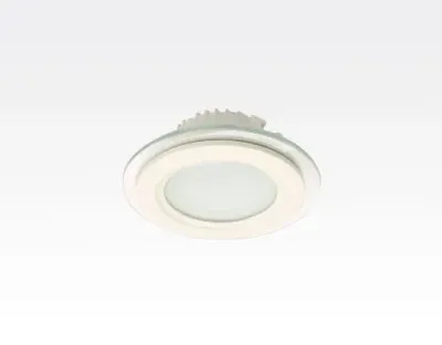 6W LED Einbau Downlight weiß rund dimmbar Neutral Weiß / 4200-4700K 480lm 230VAC IP44 110Grad -Ausstellungsstück mit kleinen Schönheitsfehler