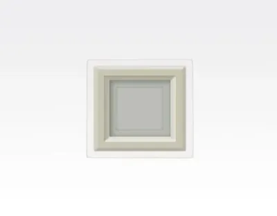 6W LED Einbau Downlight weiß quadratisch dimmbar Neutral Weiß / 4200-4700K 480lm 230VAC IP44 110Grad — Bild 3