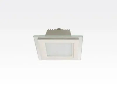 6W LED Einbau Downlight weiß quadratisch dimmbar Neutral Weiß / 4200-4700K 480lm 230VAC IP44 110Grad