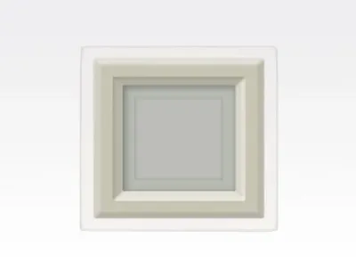 12W LED Einbau Downlight weiß quadratisch dimmbar Neutral Weiß / 4200-4700K 1150lm 230VAC IP44 110Grad — Bild 2