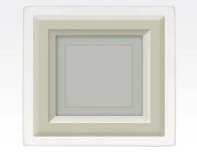18W LED Einbau Downlight weiß quadratisch dimmbar Warm Weiß / 2700-3200K 1408lm 230VAC IP44 110Grad-Ausstellungsstück mit kleinen Schönheitsfehlern — Bild 2