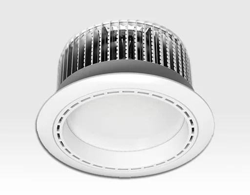 24W LED Einbau Downlight weiß rund Warm Weiss / 2700-3200K 2160lm 230VAC 120Grad