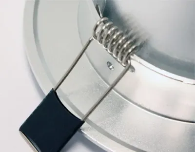 6W LED Einbau Downlight Aluminium gebürstet rund Warm Weiß / 2500-3300K 480lm 230VAC 120Grad — Bild 6